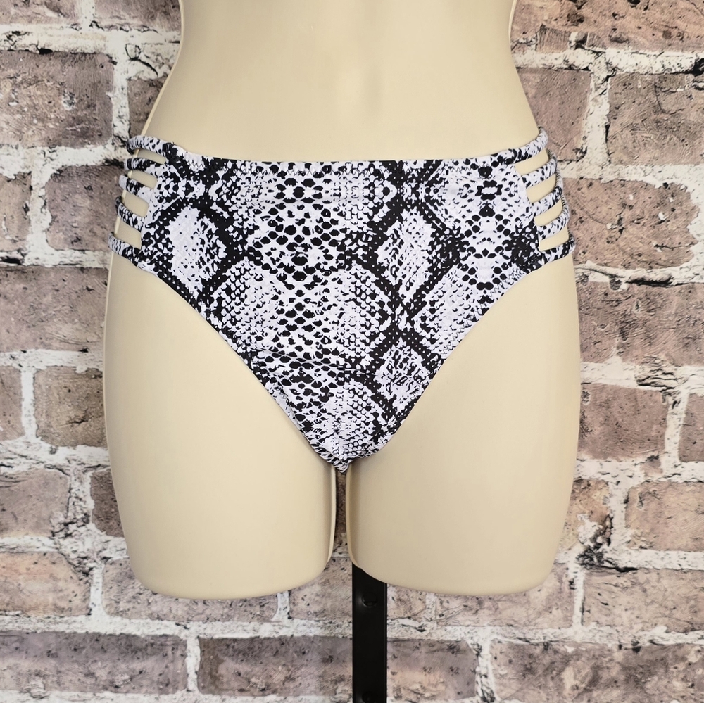 Snakeskin Print XL Bikini Bottom